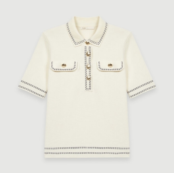 Maje Polo Style Sweater NWT